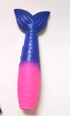 Mermaid Каваи мягкий Единорог мороженое кошка панда ручка колпачок канцелярские карандаши держатель топперы медленно поднимающиеся сжимаются детский день подарок игрушка - Цвет: Mermaid