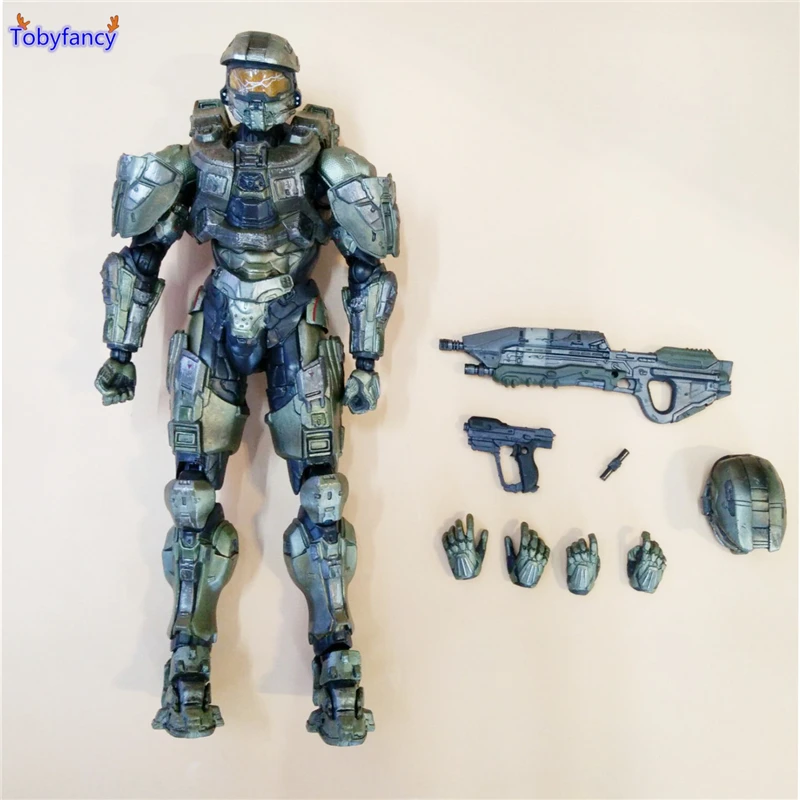 Tobyfancy Halo 5 фигурку Играть искусств Кай Игрушечные лошадки Master Chief PA Kai Коллекция