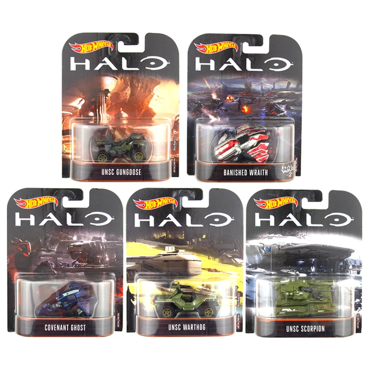 5 шт./компл. Halo UNSC wartog Gungoose Scorpion транспортное средство 1: 64 весы коллекция