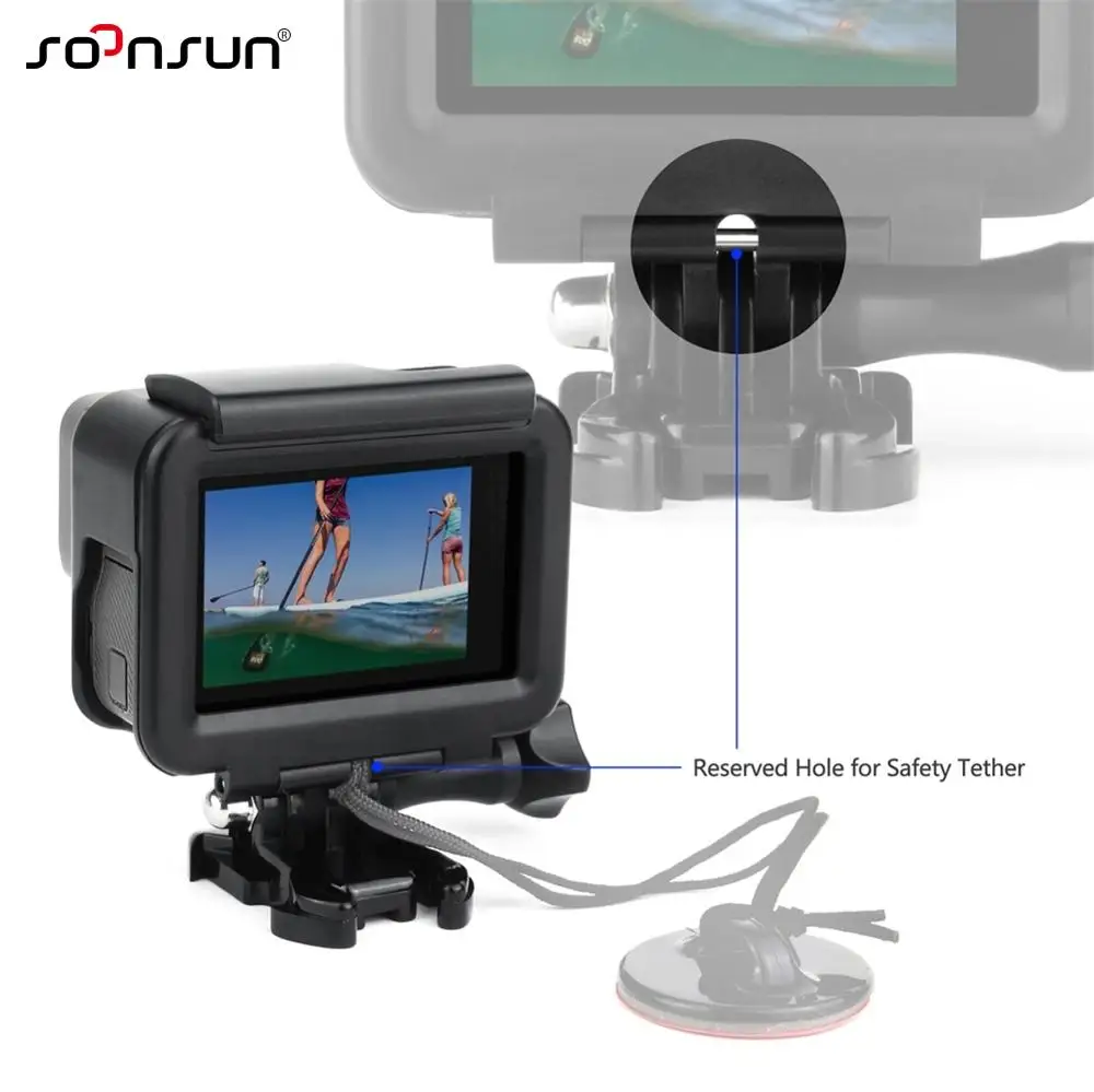 SOONSUN стандартный защитный чехол для GoPro Hero 5 6 7 Black Action Camera Go Pro Аксессуары|Чехлы