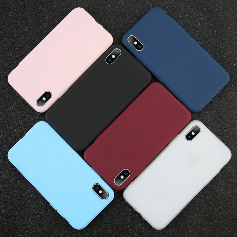 Роскошный мягкий силиконовый чехол карамельного цвета для iPhone XS Max XR X 10 8 7 6 5 S 5S 5SE 6S Plus 7Plus 8Plus 6Plus чехол для задней панели сотового телефона