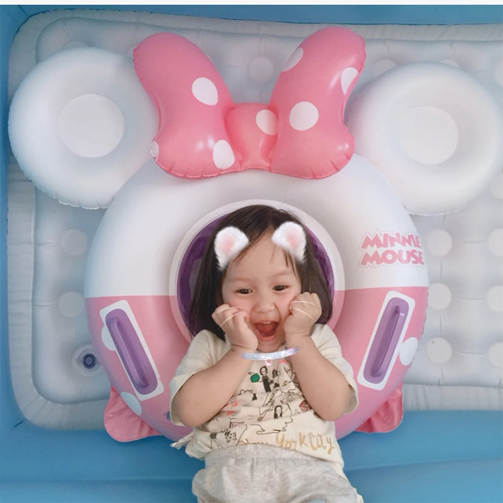 Детское надувное кольцо ins Mickey Mouse плавающее для бассейна с мультипликационным