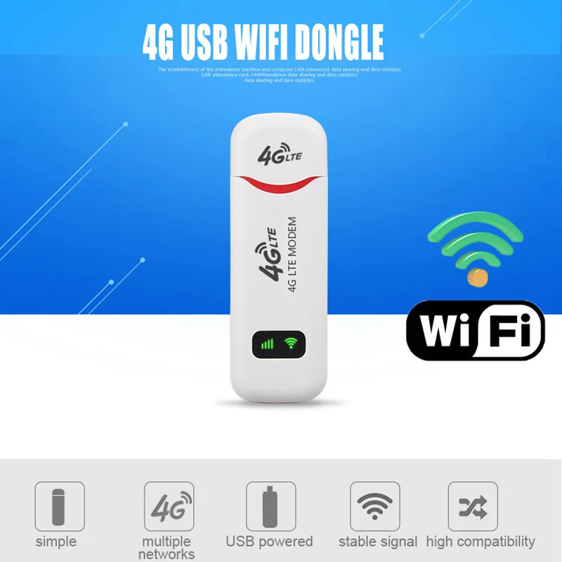 Открыл 3g/4G USB LTE Dongle 100 Мбит/с рябое Wi-Fi маршрутизатор флэшка-модем с Сим слот для
