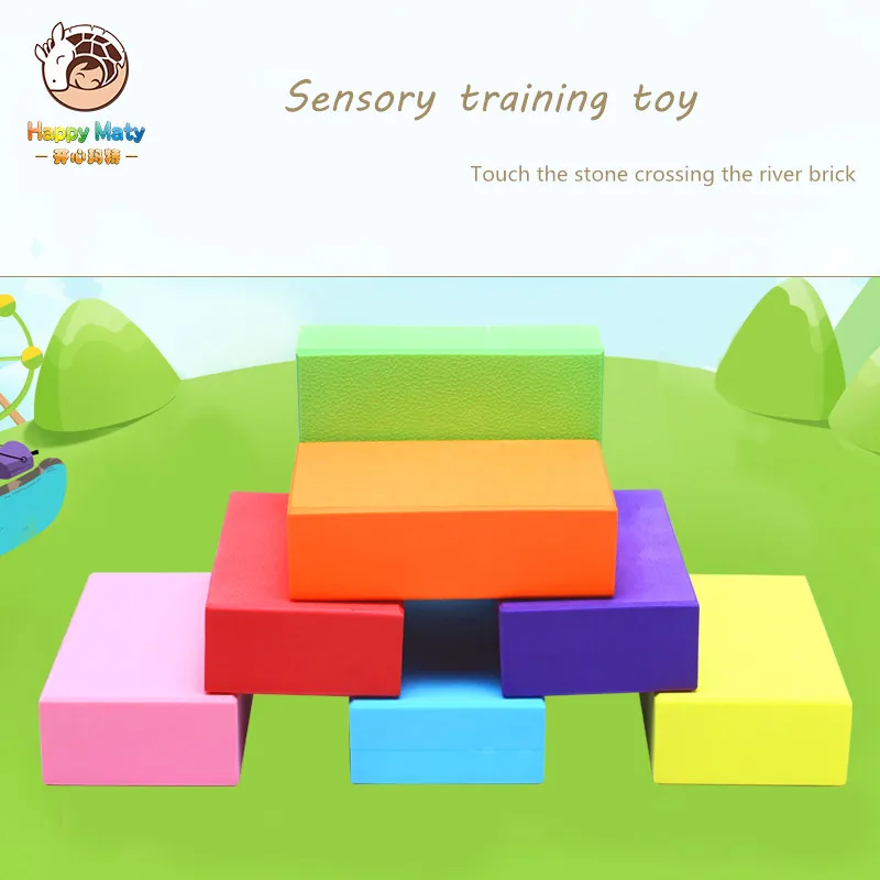 2 шт./компл. kindergartentouch камня по реке кирпич забавная игровые реквизиты для детей для ношения в помещении, на открытом воздухе работа в команде Banlance спортивной подготовки