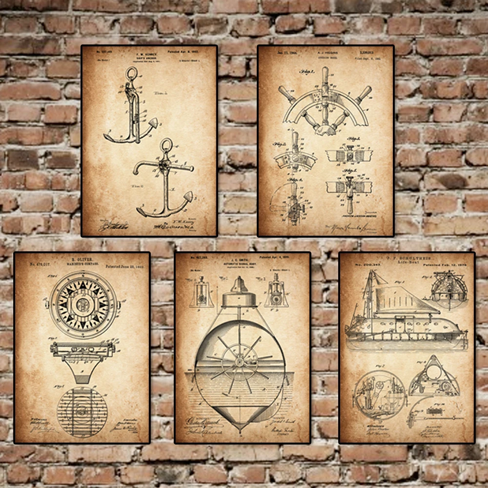 Винтажный лакированный арт на корабле аксессуар рулевое колесо корабль компас