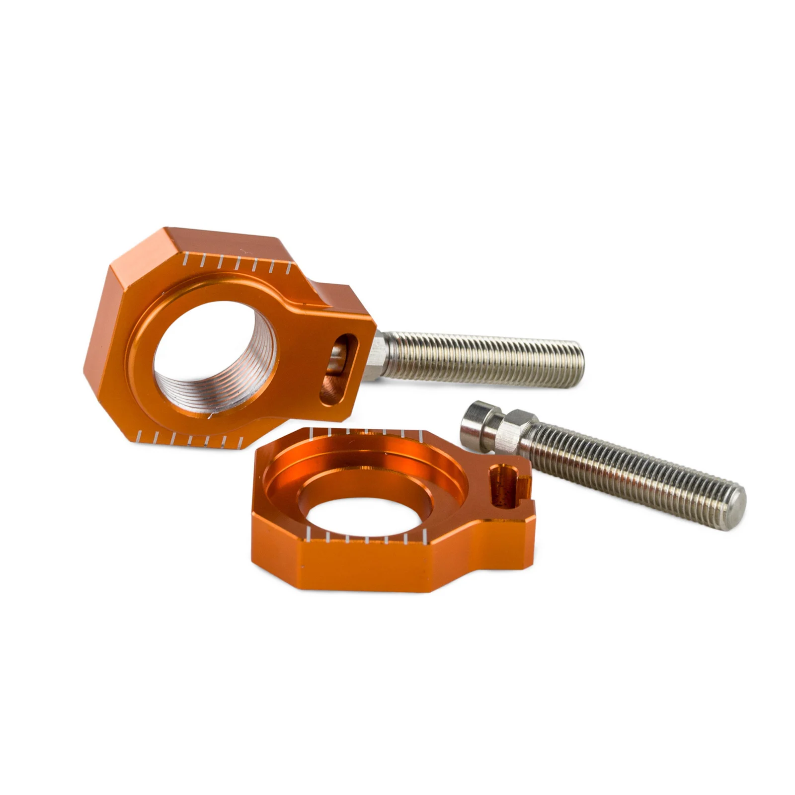 Motorcycle CNC Rear Axle Blocks Chain Adjuster For KTM 125 200 250 300 350 450 SX SXF XC XCF 2013-2019 Husqvarna TC FC FX TX | Автомобили