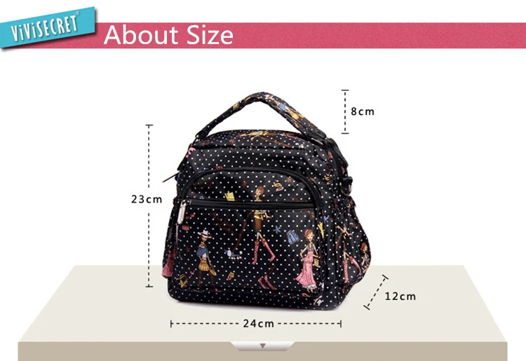 Модная женская Водонепроницаемая нейлоновая маленькая сумка мессенджер через