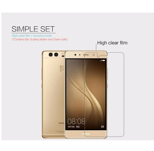 2 шт./лот Защита экрана для Huawei Ascend P9 NILLKIN кристальная супер прозрачная защитная
