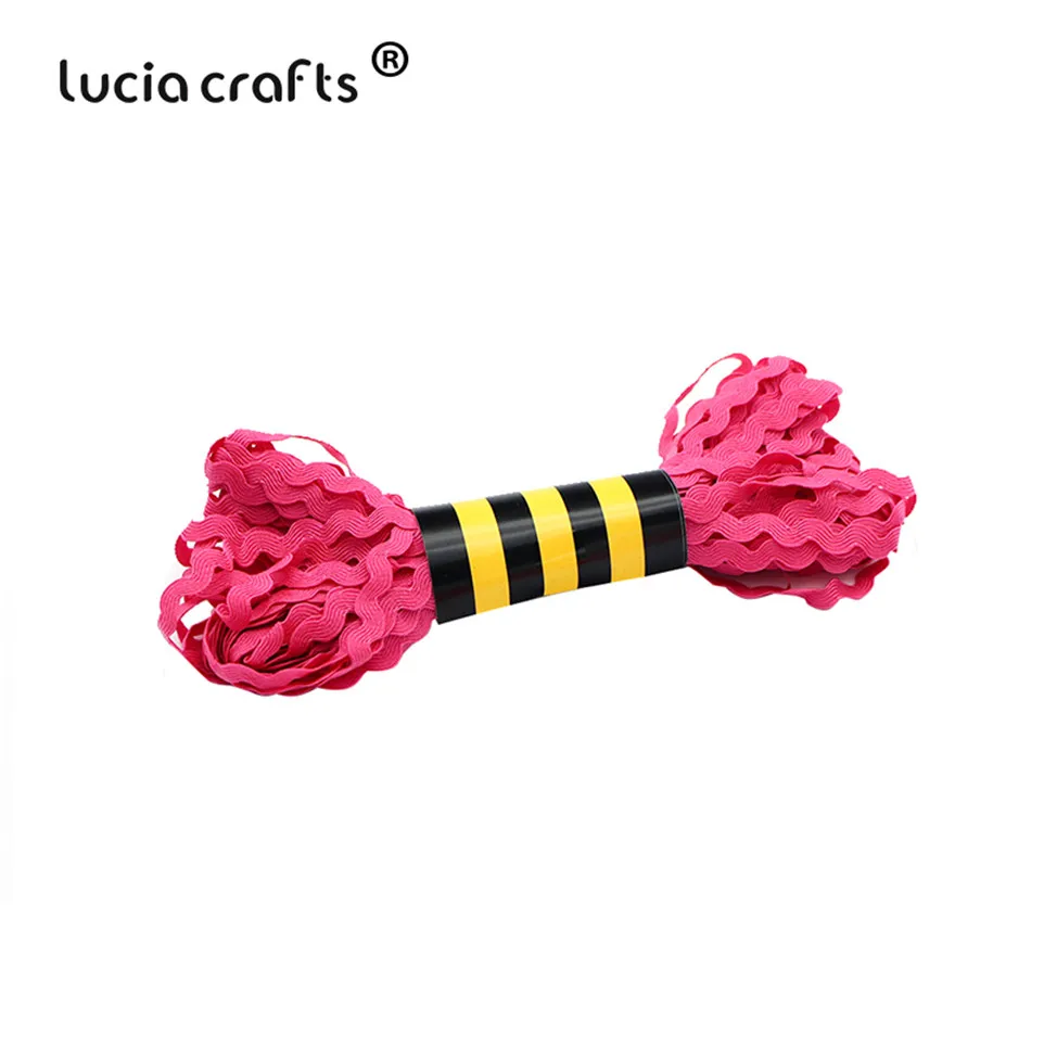Lucia crafts 15 ярдов/шт 8 мм многоцветная корсажная лента для самодельных волос бант свадебные декоративные аксессуары для вечеринок W0501