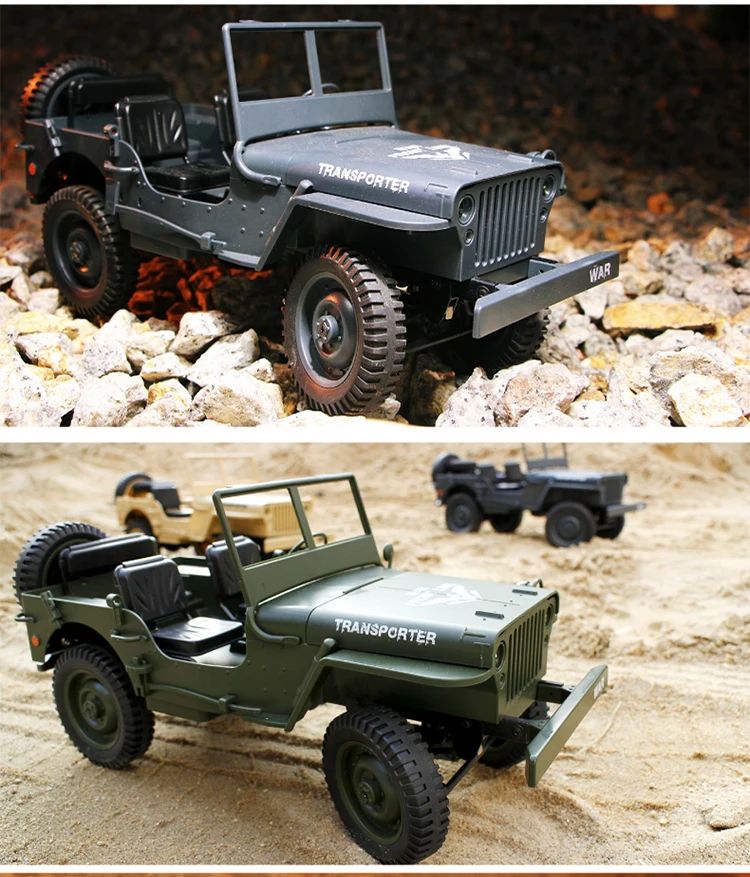 JJRC Q65 1:10 RC Автомобиль 2,4G 4WD трансформер пульт дистанционного управления светильник джип четыре колеса внедорожный военный грузовик скалолазание Машинки Игрушки