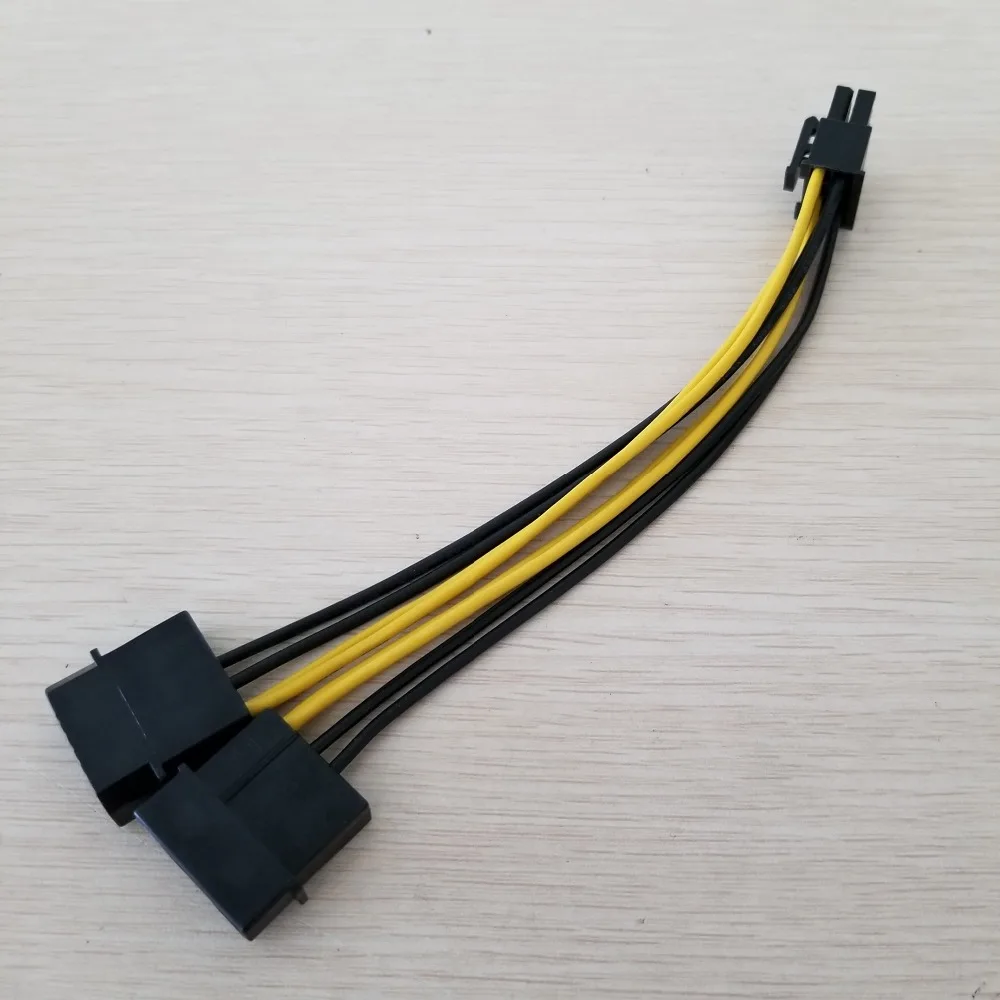 ПК сервер Внутренний двойной 2 IDE Molex к CPU 8Pin 8p конвертер питания свинцовый кабель