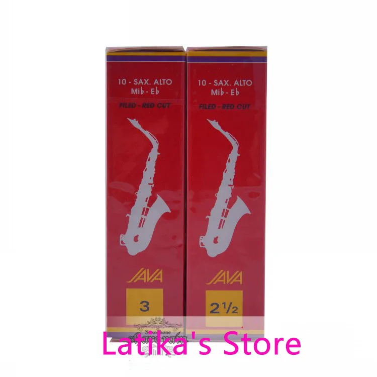 Бесплатная доставка Франция Vandoren красная коробка Java Eb Alto Саксофон reeds 2 5 #3 0 # 10|alto
