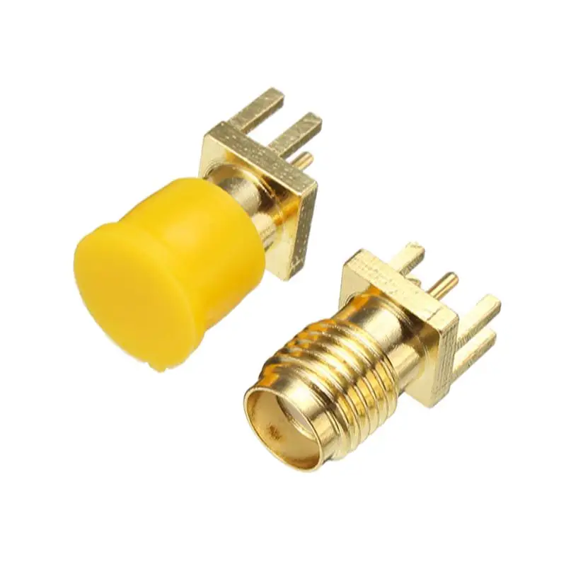 10 шт. гнездо SMA с гайкой выпуклой разъем 1 2 мм зажим для печатной платы прямой RF