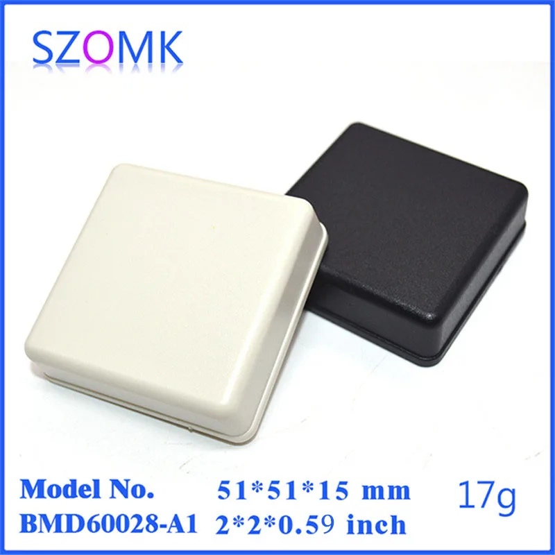 Маленький пластиковый корпус szomk для PCB (20 шт.) 51*51*15 мм с пластиковым кодовым