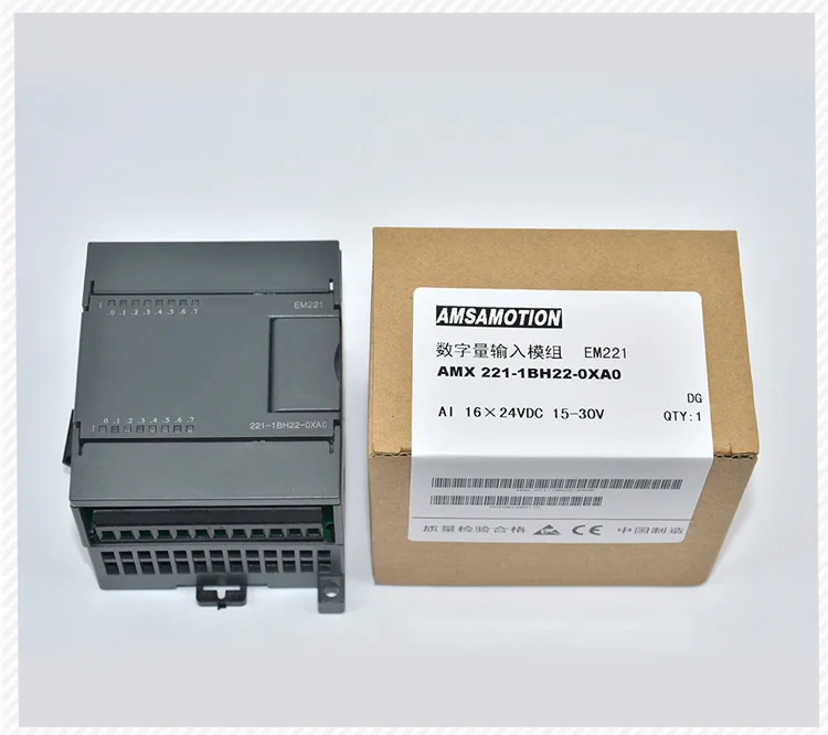 Amsamotion EM221 6ES7 221-1BH22-0XA8 16 вход 24 в цифровой модуль подходит Сименс S7-200 ПЛК