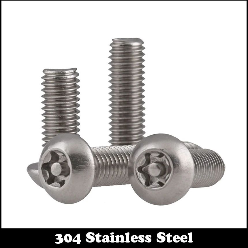 M6 * 25 M6x25 30 M6x30 35 M6x35 304 нержавеющая сталь 304ss Torx 6 шестилопастный штифт в круглой