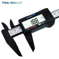 tongfenglh 150mm 6inch lcd digital electronic carbon fiber vernier caliper gauge micrometer