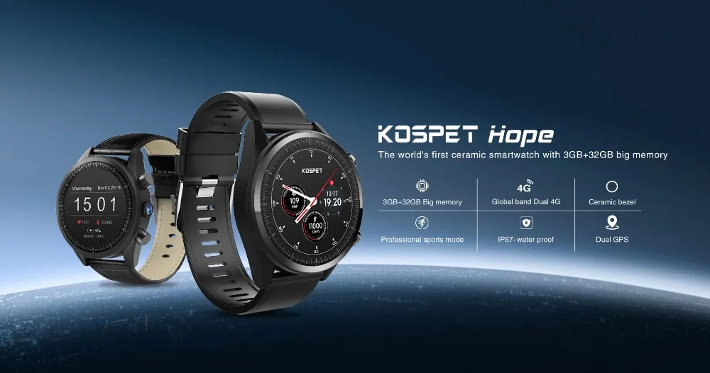 GOLDENSPIKE Bluetooth Android 7.1.1 1,3" Smartwatch 3 ГБ+ 32 ГБ IP67 Водонепроницаемый MT6739 8.0MP камера gps бизнес смарт часы телефон