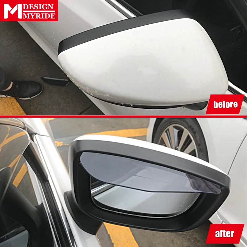 1 пара Универсальный ABS материал для зеркала заднего вида дождевик непромокаемые