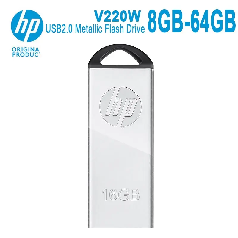 Оригинальный hp веселый рождественский подарок брелок USB 16 ГБ 32 64 Гб металлическая