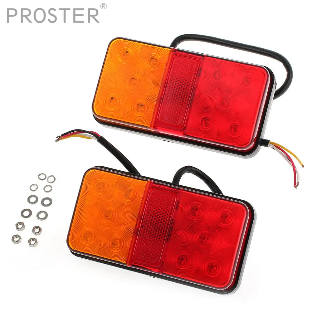 Из 2 предметов 10 Боковой габаритный фонарь светодиодный задний тормоз мигает