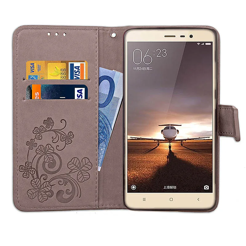 Xiaomi Redmi Note 3 Case Xiomi Pro Cover Leather Silicone Wallet Flip Book Note3 Coque Fundas | Мобильные телефоны и