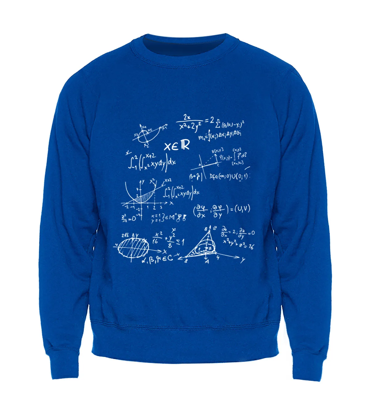 Толстовка Science Funny Math formules мужская толстовка с капюшоном и вырезом лодочкой