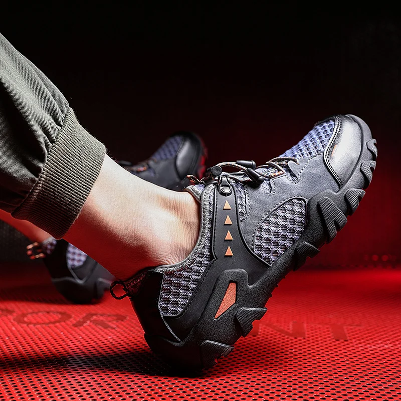 Водонепроницаемые сандалии для улицы походные мужчин треккинговые тропы