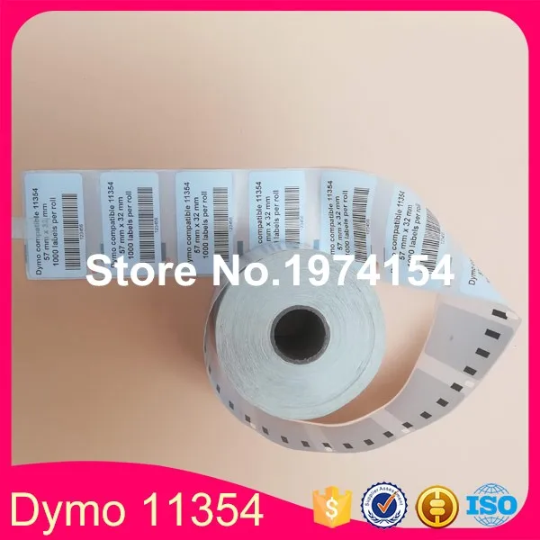10 совместимые рулоны Dymo Этикетки 11354 детикетки 57x32 мм для LW450Turbo (также