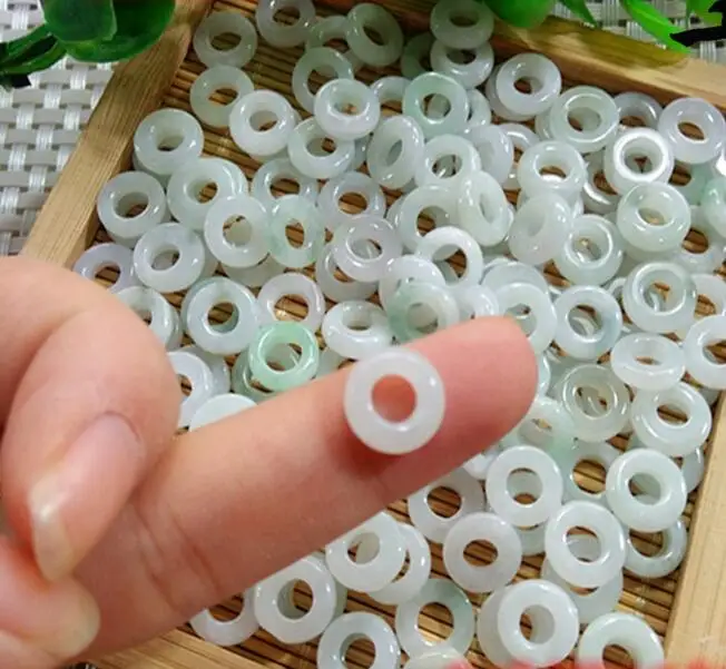 Ювелирные изделия натуральные 9 10 мм маленькие Yuhuan круглые счеты отверстий