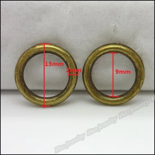 200 шт. винтажные подвески закрытая пайка скакалки подвеска из античной бронзы и