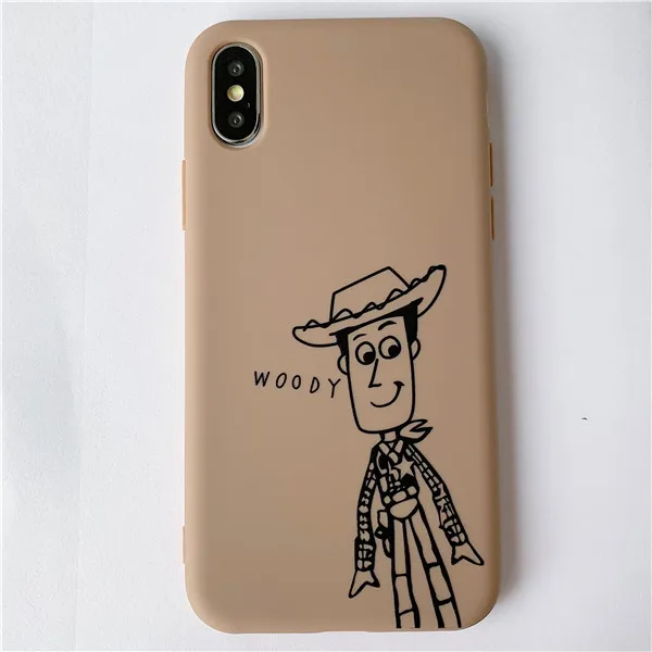 1 Милая история игрушек мультфильма Базз Вуди Телефон чехол для iPhone 6 6 S 7 8 Plus X XS MAX XR Мягкий ТПУ чехол для iPhone 11 Pro MAX 6 S - Цвет: 1