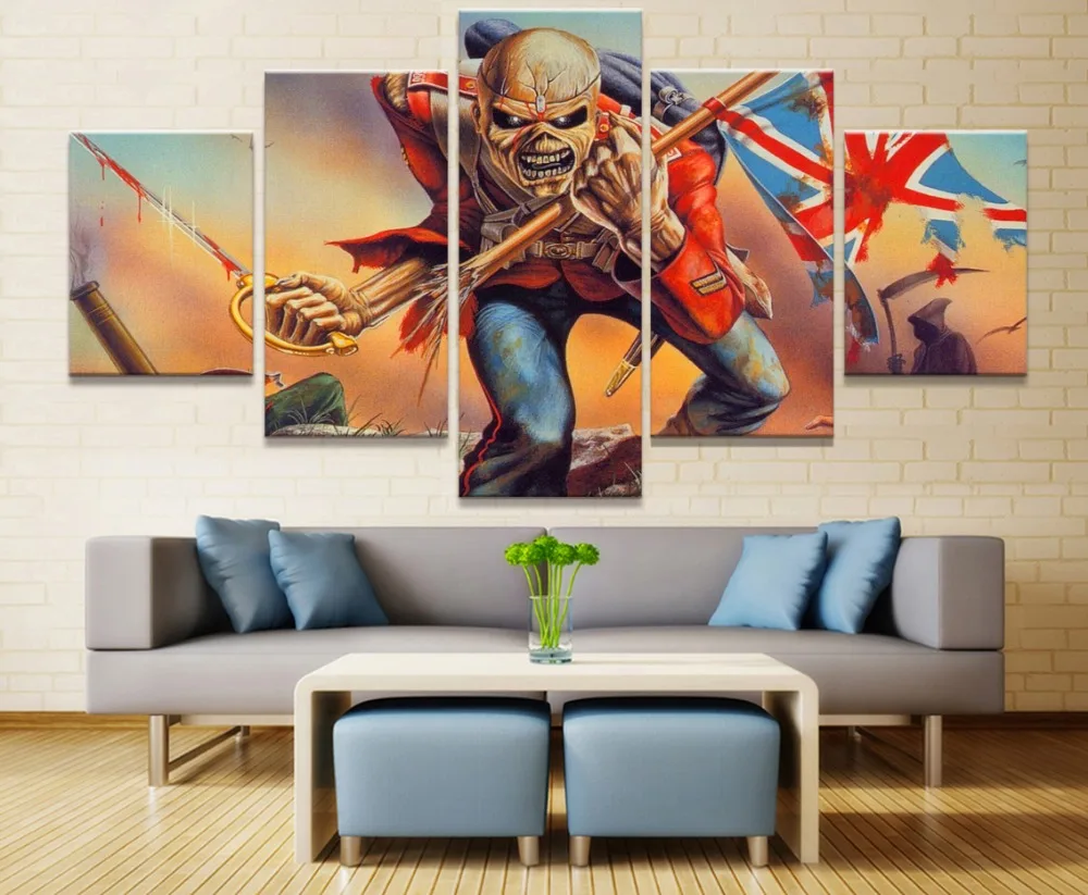 Diy 5 шт. воин постер с музыкальной группой 5d алмазная живопись украшением в виде