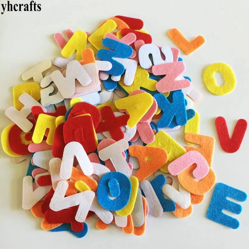 150PCS/LOT.0-9 numbers felt stickers Teach your own Self learning Kindergarten crafts ornament Early educational toys | Дом и сад