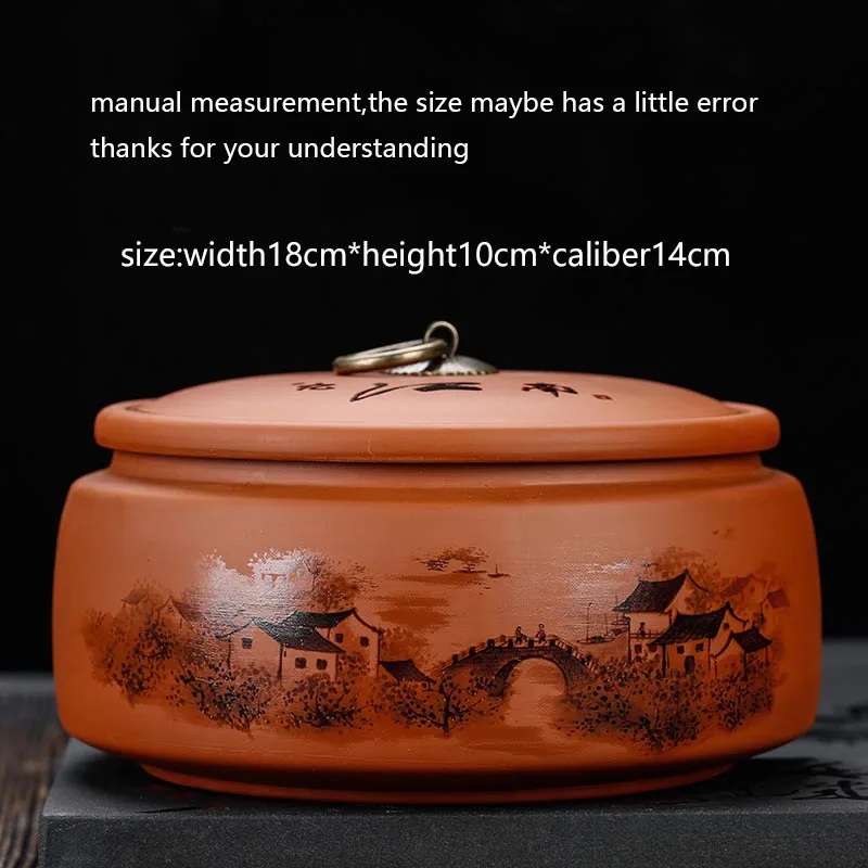 Коробка для хранения чая Puer в китайском стиле коробка с узором из натуральных