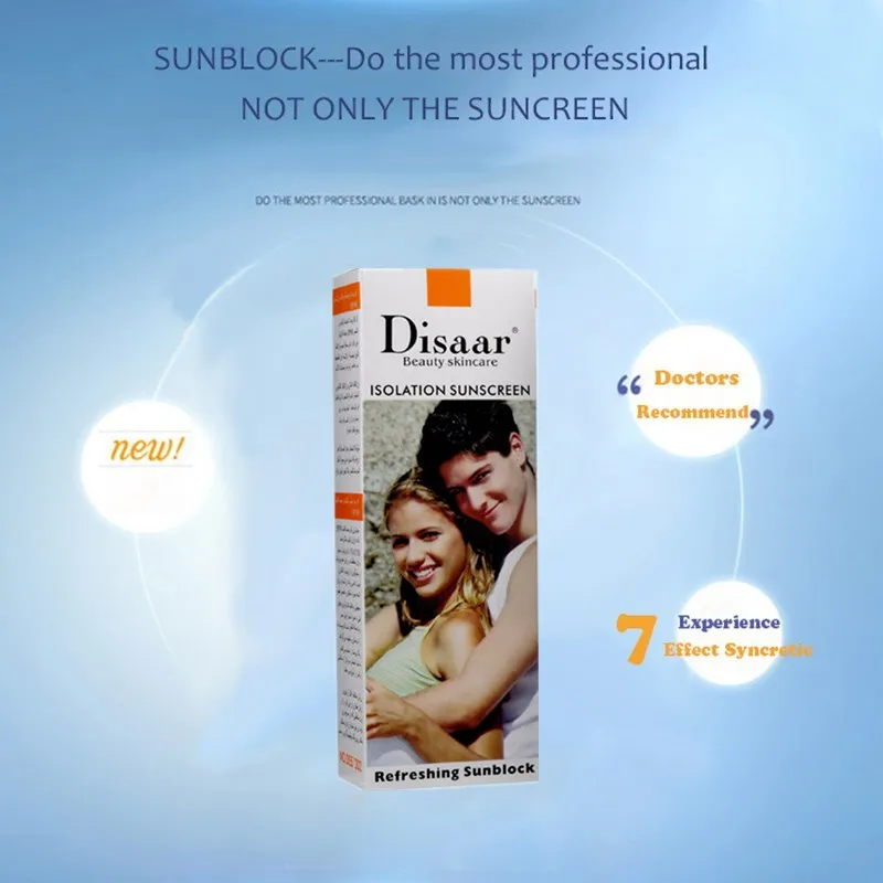 

DISAAR Strong Isolation Skin Whitening Moisturizing Isolation Sunscreen Concealer Foundation Makeup 80ml BBS-03