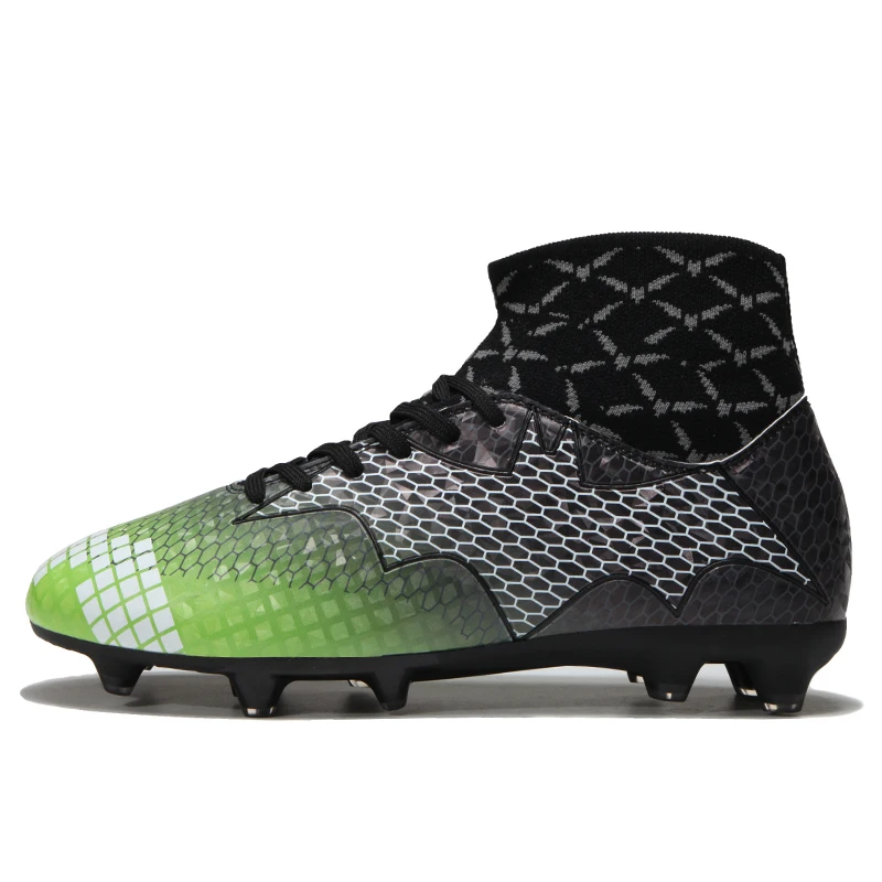 

Men's Soccer Shoes Outdoor Cleats Adults Breathable Spikes Football Boots Training Men Sports Sneakers Soft Turf Futsal 44 45