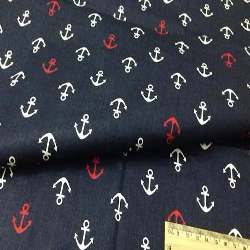 3 шт. 40*50 см океан ветер хлопчатобумажная ткань четверть комплект Telas Лоскутная