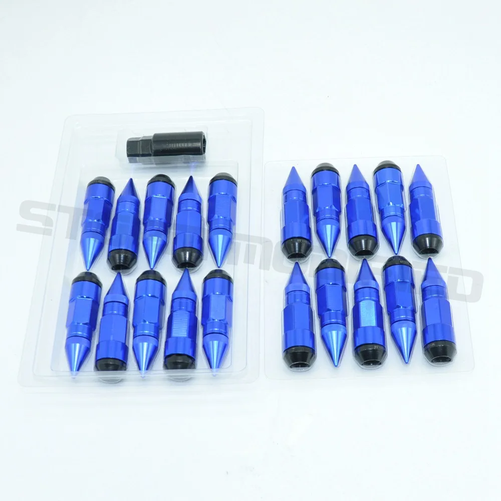 SuTong 20 шт. набор M12X1.5 и M12X1.25 Расширенный алюминиевый Железный тюнер 82 мм гайки