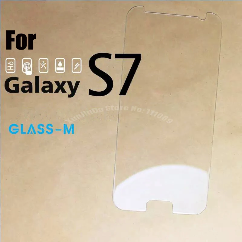 A +++ качество 9H твердость защитное стекло 2.5D Arc закаленное для Samsung Galaxy S7 G930 G9300