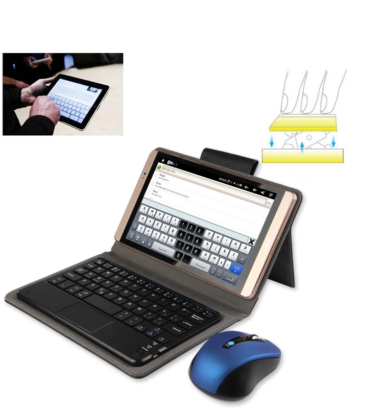 Оригинальный Bluetooth чехол для клавиатуры MAORONG Samsung Galaxy Tab S T705C T700 8 4 дюйма защитный