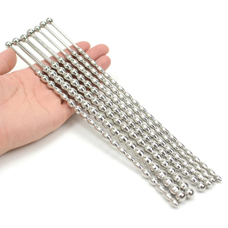 Pull beads penis plug stainless uretra catheter metal 7 size choose uretral sex toys dilator | Красота и здоровье
