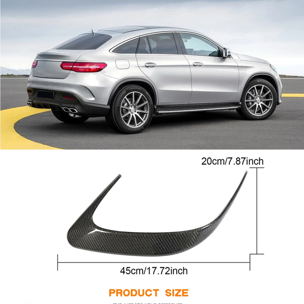 Гоночный сплиттер губы задний бампер вентиляция багажника Trims для Mercedes Benz GLE63 AMG SUV