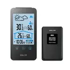 Беспроводная метеостанция, бытовой цифровой гигрометр, термометр, фазы Луны, прогноз погоды CF, Температурный датчик с будильником