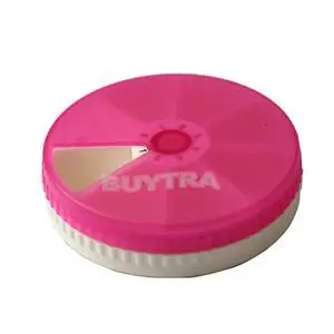 Контейнер для таблеток на 7 дней круглый|pill organizer|tablet pill7 days |