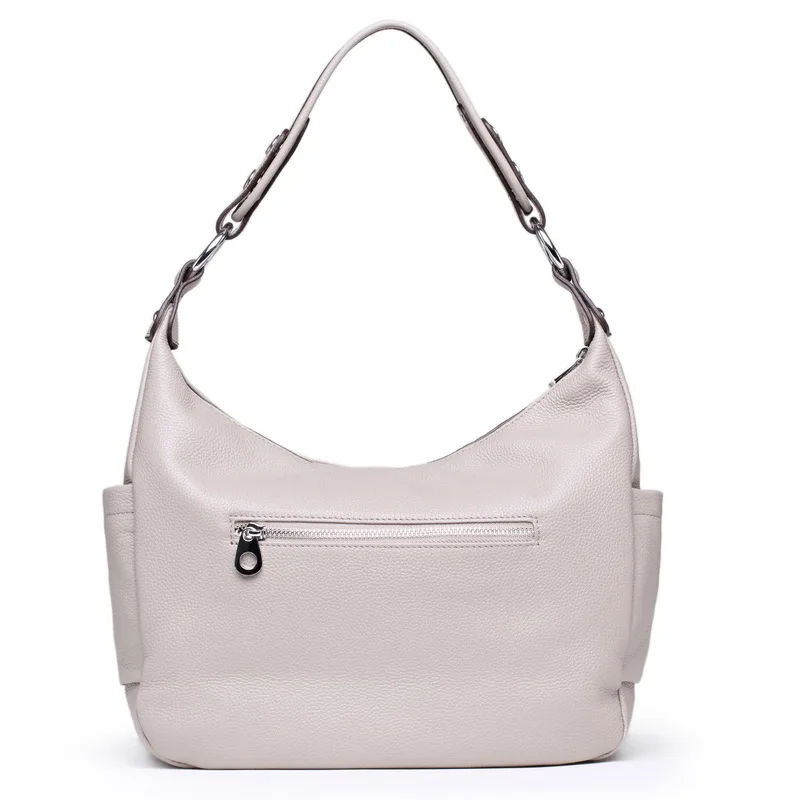 AODUX женская сумка из натуральной коровьей кожи на плечо сумочки длинная