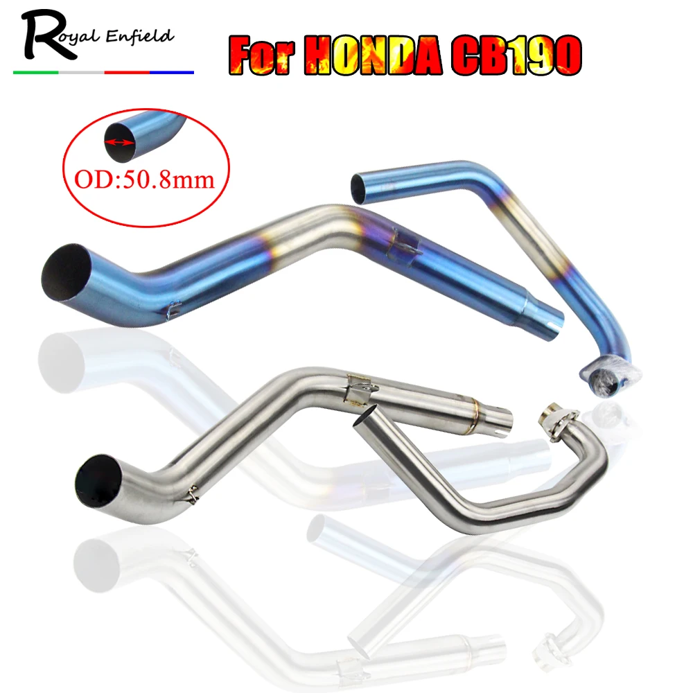 Для Honda CBF190R CB190R CBF190X мотоциклетная выхлопная труба среднего соединения трубы