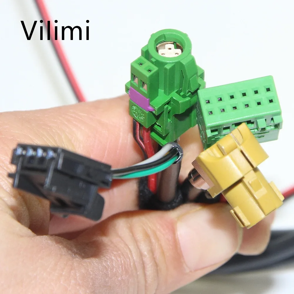1 компл. новый автомобиль AUX и USB Подключите коммутатор адаптер жгута проводов