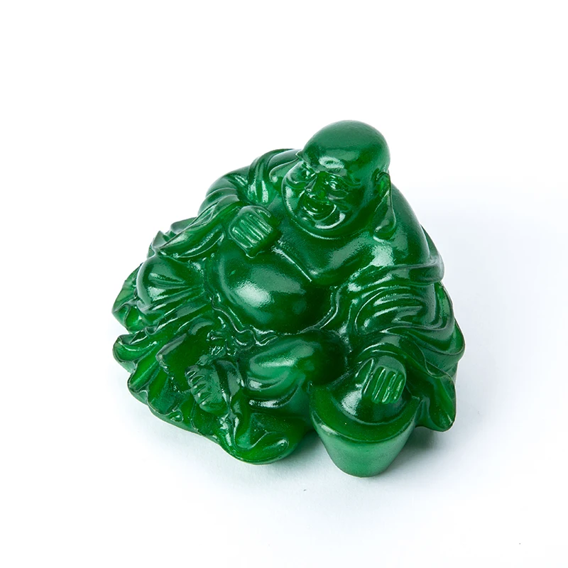 Чайная игрушка статуя Будды из нефрита фигурка фэн-шуй для чайного набора | Дом и