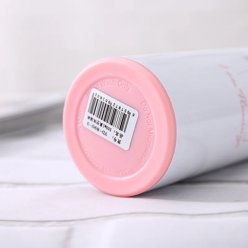 Нержавеющая сталь термосы изолированные милый Фламинго вакуумные чашки колбы